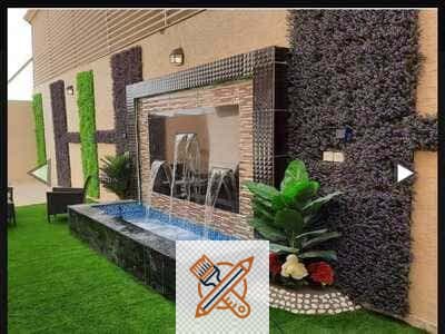 ديكور حدائق خشب