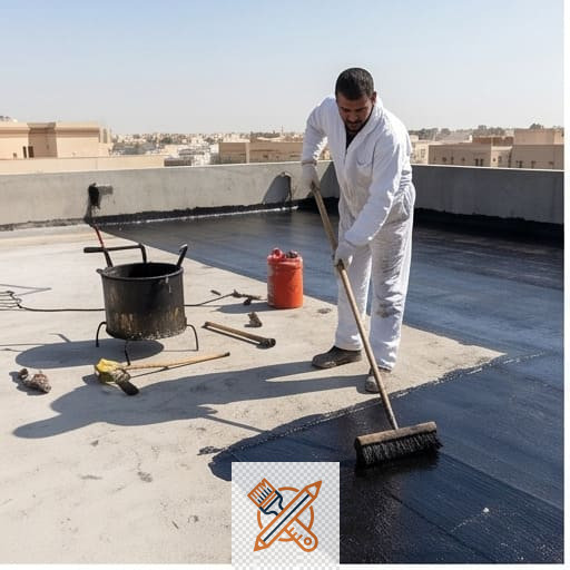 عزل مائي بالبيتومين
