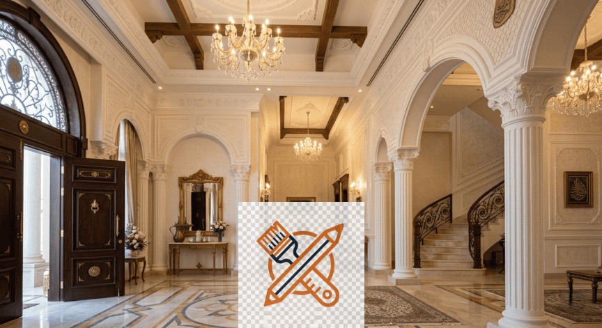أعمدة جبس بورد